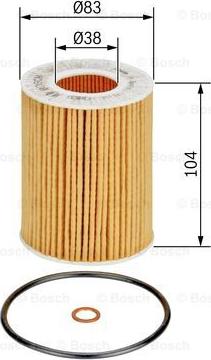 BOSCH 1 457 437 003 - Oil Filter www.parts5.com