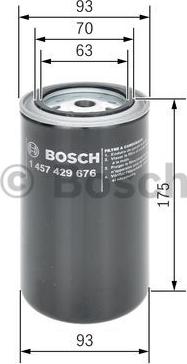 BOSCH 1 457 429 676 - Fuel filter www.parts5.com