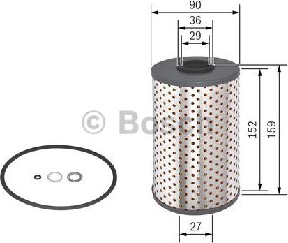 BOSCH 1 457 429 123 - Filtar za ulje www.parts5.com