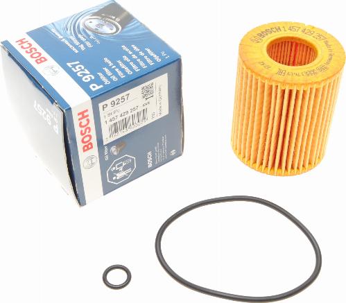 BOSCH 1 457 429 257 - Filtro de aceite www.parts5.com