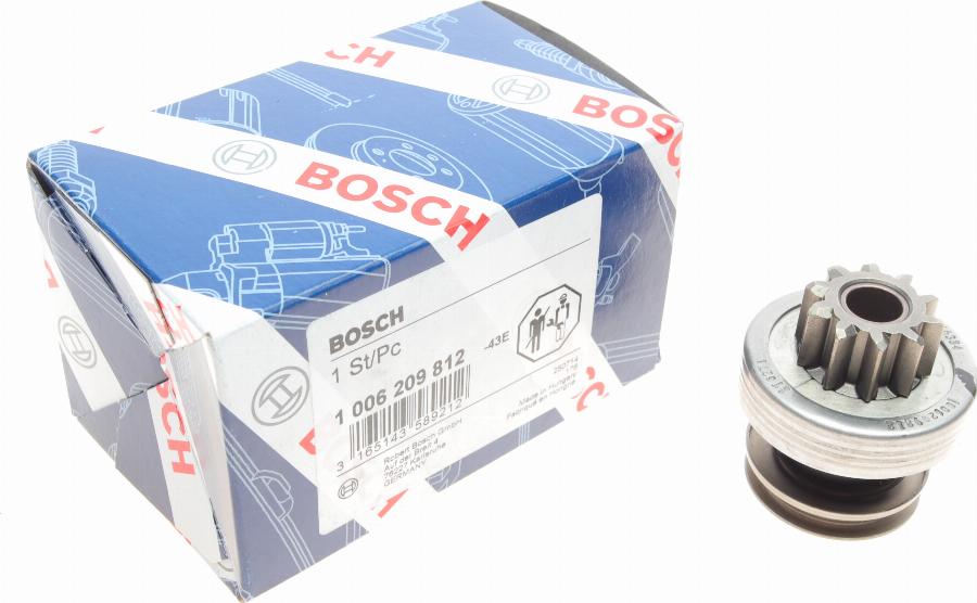 BOSCH 1 006 209 812 - Pinion, starter www.parts5.com