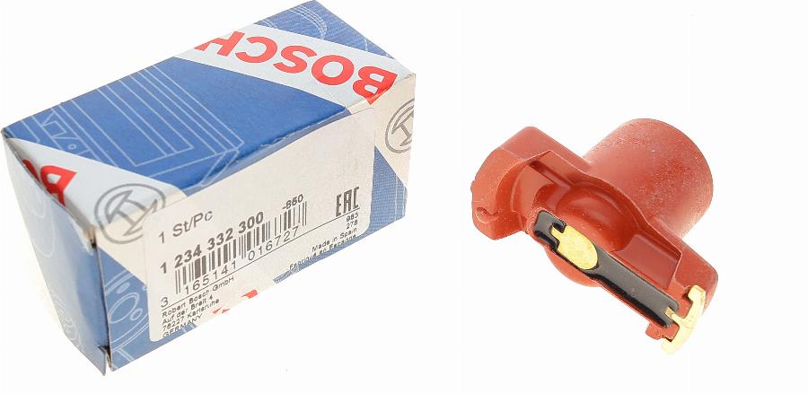 BOSCH 1 234 332 300 - Бегунок распределителя зажигани www.parts5.com