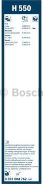 BOSCH 3 397 004 762 - Wischblatt www.parts5.com