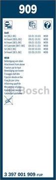 BOSCH 3 397 001 909 - Silecek süpürgesi www.parts5.com