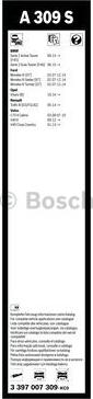 BOSCH 3 397 007 309 - Щетка стеклоочистителя www.parts5.com