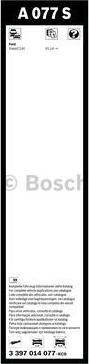 BOSCH 3 397 014 077 - Щетка стеклоочистителя www.parts5.com