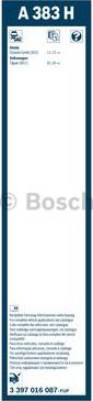 BOSCH 3 397 016 087 - Wiper Blade www.parts5.com