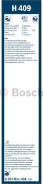 BOSCH 3 397 011 431 - Pyyhkijänsulka www.parts5.com