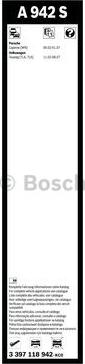 BOSCH 3 397 118 942 - Pyyhkijänsulka www.parts5.com