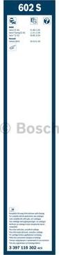 BOSCH 3 397 118 302 - Silecek süpürgesi www.parts5.com