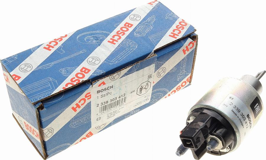 BOSCH 2 339 303 412 - Solenoid, electromotor www.parts5.com