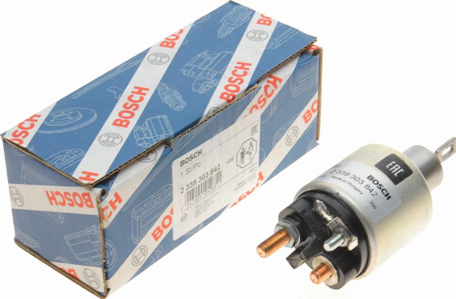 BOSCH 2 339 303 842 - Solenoid, electromotor www.parts5.com