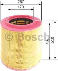 BOSCH F 026 400 483 - Filtru aer www.parts5.com