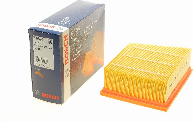 BOSCH F 026 400 592 - Air Filter www.parts5.com