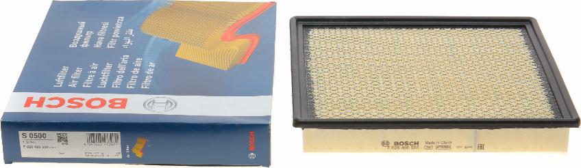 BOSCH F 026 400 500 - Air Filter www.parts5.com