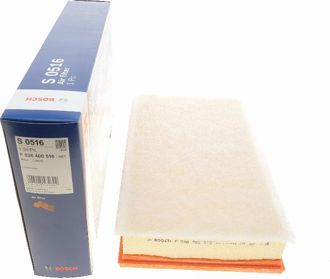 BOSCH F 026 400 516 - Air Filter www.parts5.com