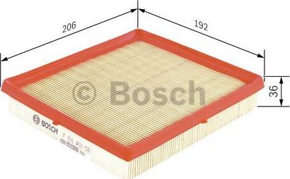 BOSCH F 026 400 581 - Air Filter parts5.com