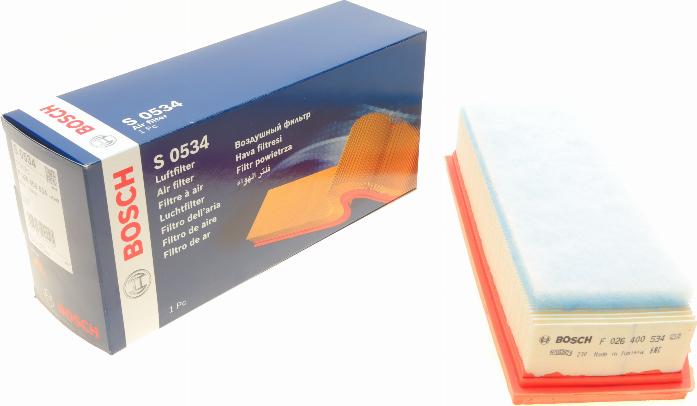 BOSCH F 026 400 534 - Air Filter parts5.com