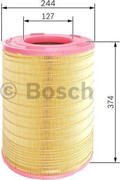 BOSCH F 026 400 536 - Air Filter www.parts5.com