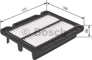 BOSCH F 026 400 043 - Air Filter www.parts5.com