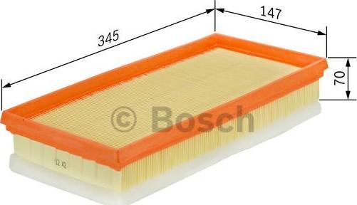 BOSCH F 026 400 058 - Air Filter www.parts5.com