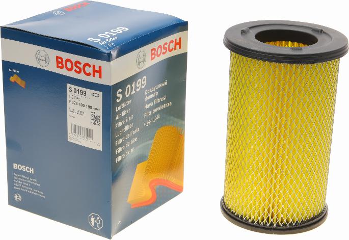 BOSCH F 026 400 199 - Air Filter www.parts5.com