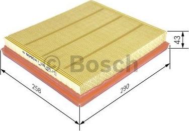 BOSCH F 026 400 111 - Air Filter www.parts5.com