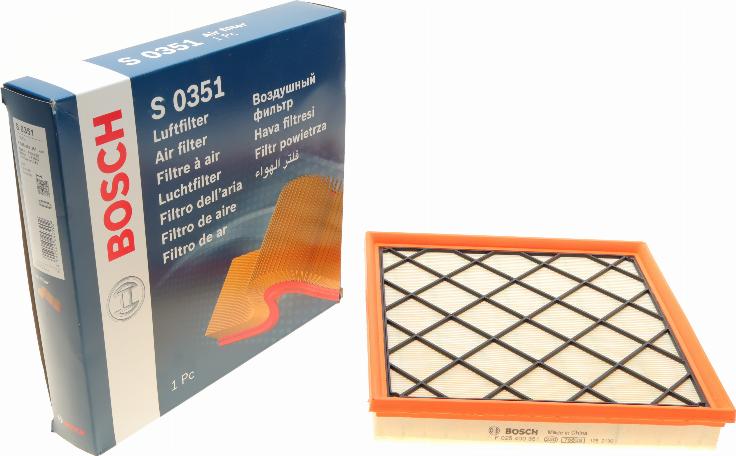 BOSCH F 026 400 351 - Zracni filter www.parts5.com