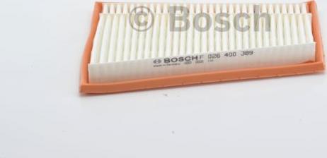 BOSCH F 026 400 389 - Filtr powietrza www.parts5.com