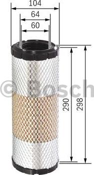 BOSCH F 026 400 320 - Air Filter www.parts5.com