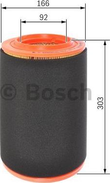 BOSCH F 026 400 370 - Air Filter www.parts5.com