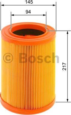 BOSCH F 026 400 297 - Воздушный фильтр www.parts5.com