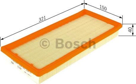 BOSCH F 026 400 258 - Air Filter www.parts5.com