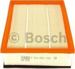 BOSCH F 026 400 202 - Filtru aer www.parts5.com