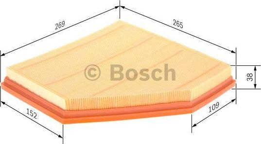 BOSCH F 026 400 270 - Filtro de aire www.parts5.com