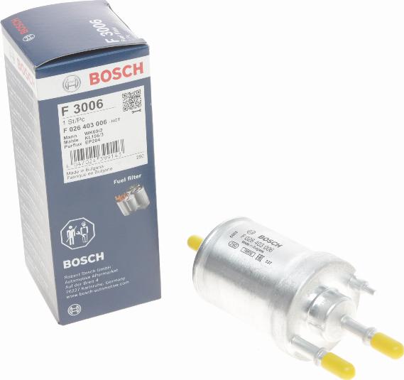 BOSCH F 026 403 006 - Filtro combustible www.parts5.com