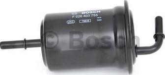 BOSCH F 026 403 755 - Filtr paliwa www.parts5.com