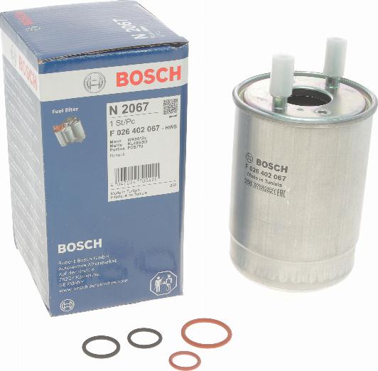 BOSCH F 026 402 067 - Fuel filter parts5.com