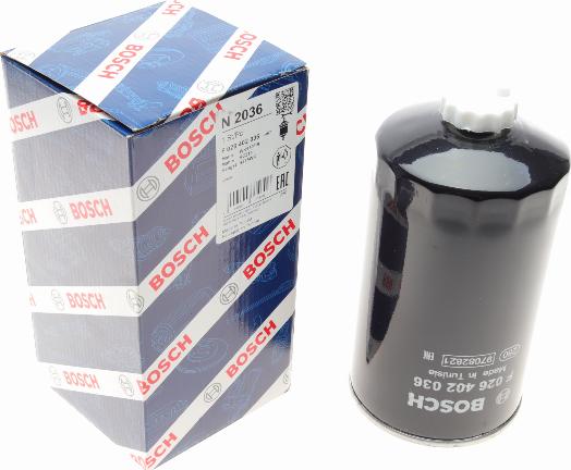 BOSCH F 026 402 036 - Fuel filter www.parts5.com