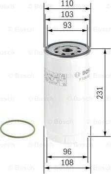 BOSCH F 026 402 038 - Топливный фильтр www.parts5.com