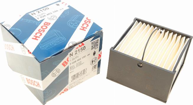 BOSCH F 026 402 150 - Filtro combustible www.parts5.com