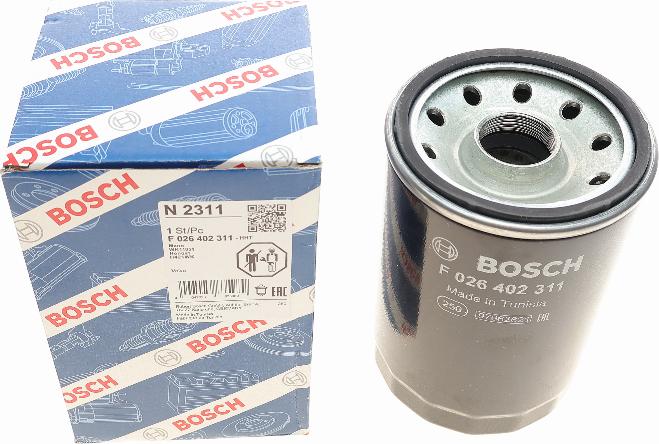 BOSCH F 026 402 311 - Горивен филтър www.parts5.com