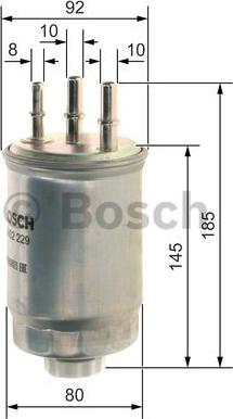 BOSCH F 026 402 229 - Filter goriva www.parts5.com