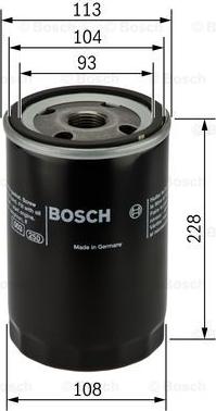 BOSCH F 026 407 048 - Oil Filter parts5.com