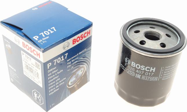 BOSCH F 026 407 017 - Filtru ulei www.parts5.com