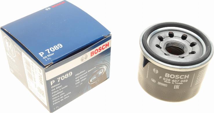 BOSCH F 026 407 089 - Filtro de aceite www.parts5.com