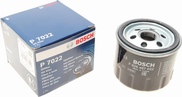 BOSCH F 026 407 022 - Oil Filter parts5.com