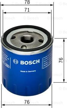 BOSCH F 026 407 078 - Õlifilter www.parts5.com