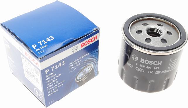 BOSCH F 026 407 143 - Маслен филтър www.parts5.com