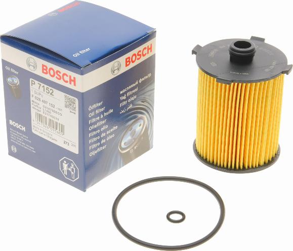 BOSCH F 026 407 152 - Маслен филтър www.parts5.com